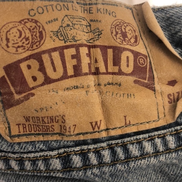 VINTAGE STRAIGHT LEG BUFFALO DAVID BITTON DENIM SIZE 30 - Picture 8 of 8